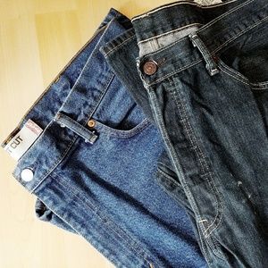 2 pairs of Mens Levi's - 501& 517 - 38x34